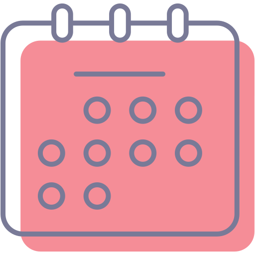 kalender Generic Outline Color icoon