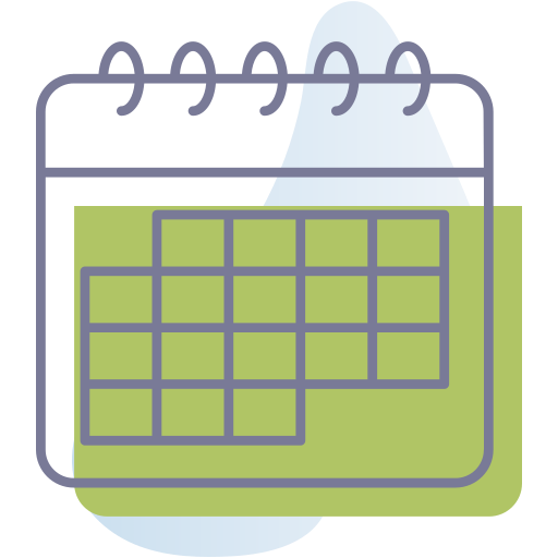 kalender Generic Rounded Shapes icoon