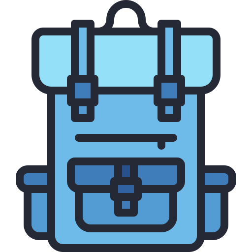 rucksack Generic Outline Color icon