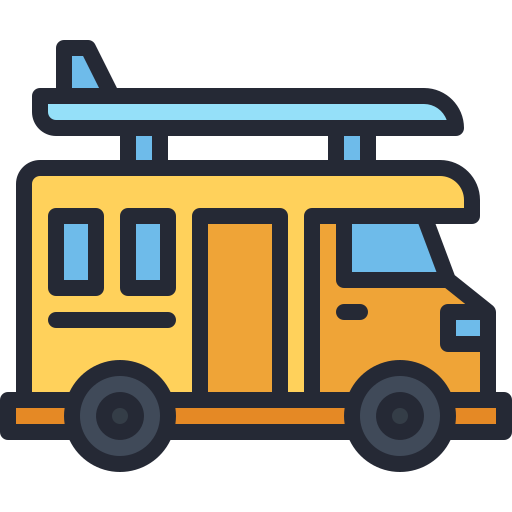 Van car Generic Outline Color icon