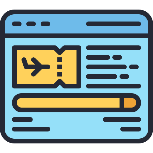 Online booking Generic Outline Color icon