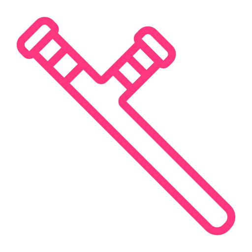 Baton Generic Outline Color icon