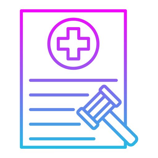 Health law Generic Gradient icon