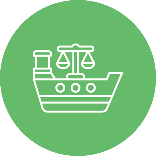 leyes marítimas Generic Flat icono