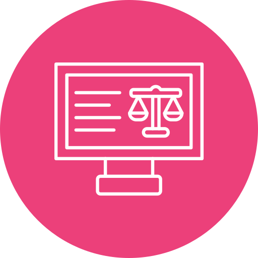 online rechtbank Generic Flat icoon