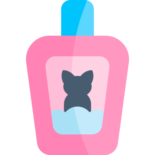 szampon dla zwierząt Kawaii Flat ikona