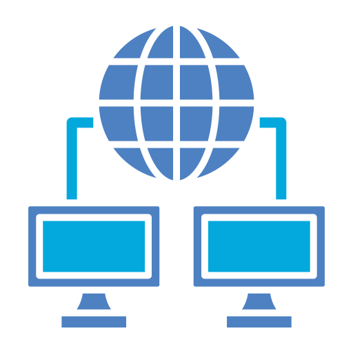 Компьютерная сеть Generic Blue иконка