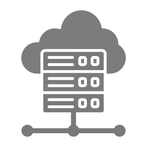 cloud-server Generic Grey icon