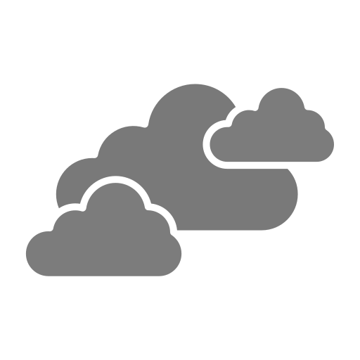 Clouds Generic Grey icon