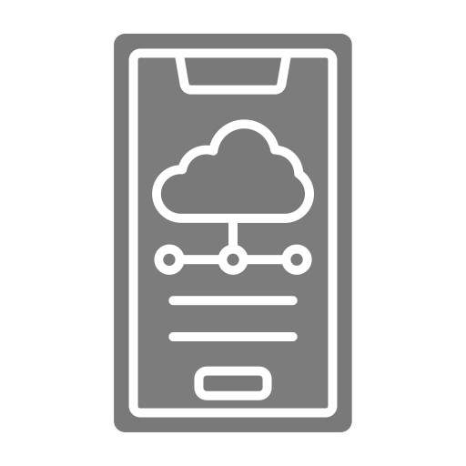 Mobile cloud Generic Grey icon