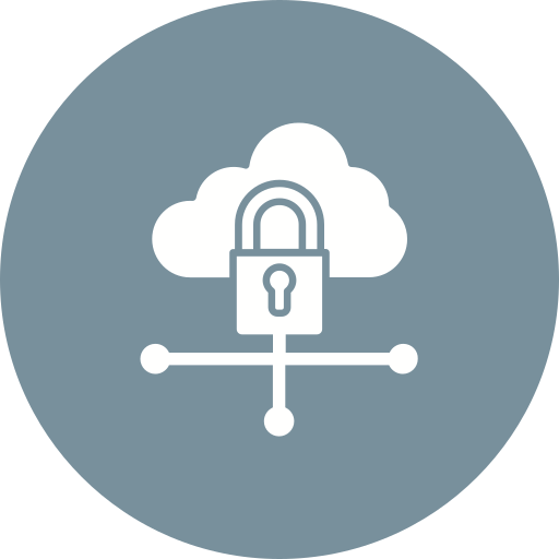 Cloud lock Generic Mixed icon