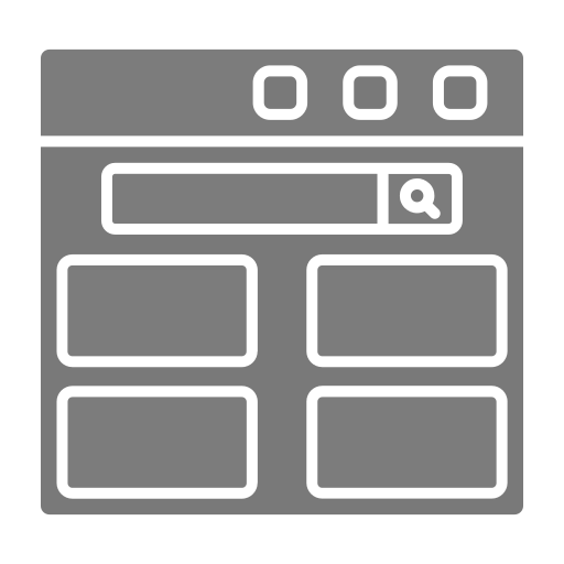 web browser Generic Grey icon