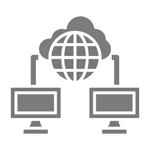 グローバルネットワーク Generic Grey icon