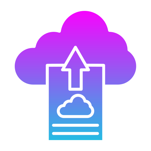 caricamento su cloud Generic Flat Gradient icona