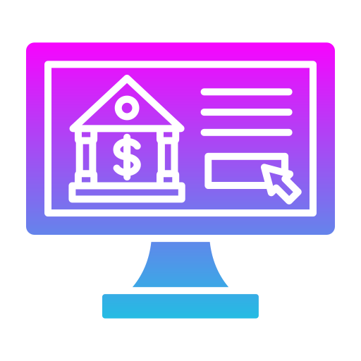 Online banking Generic Flat Gradient icon