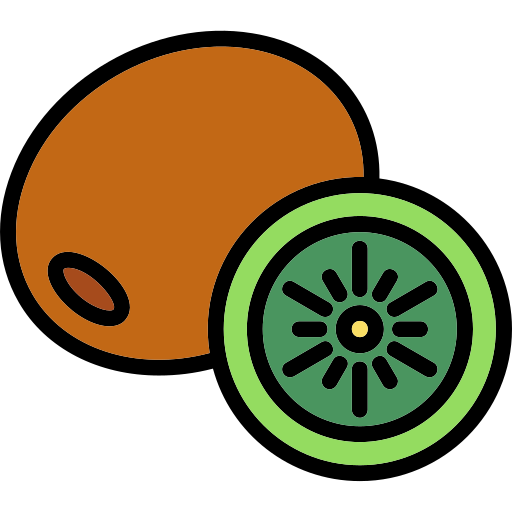 Kiwi Generic Outline Color icon