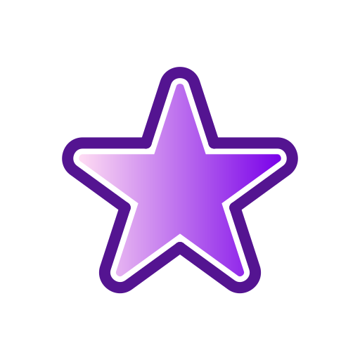 gwiazda Generic Lineal Color Gradient ikona