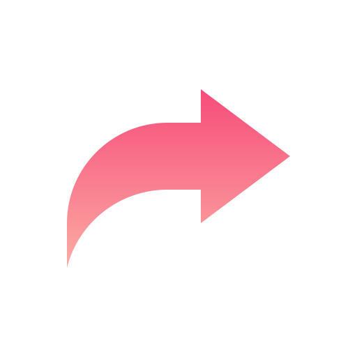 flecha correcta Generic Flat Gradient icono