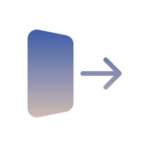 Sign out Generic Flat Gradient icon