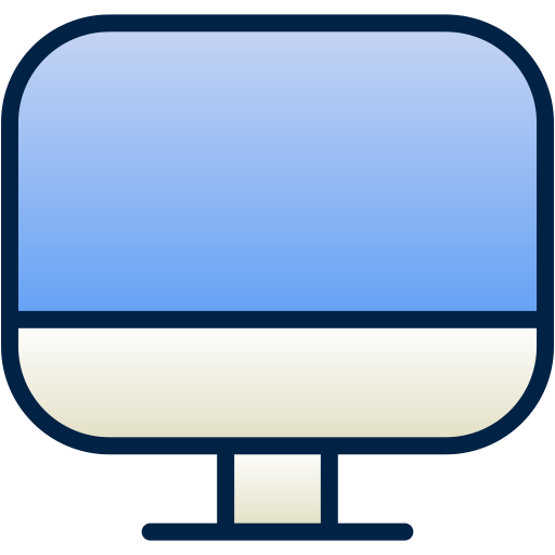 Computer Generic Lineal Color Gradient icon