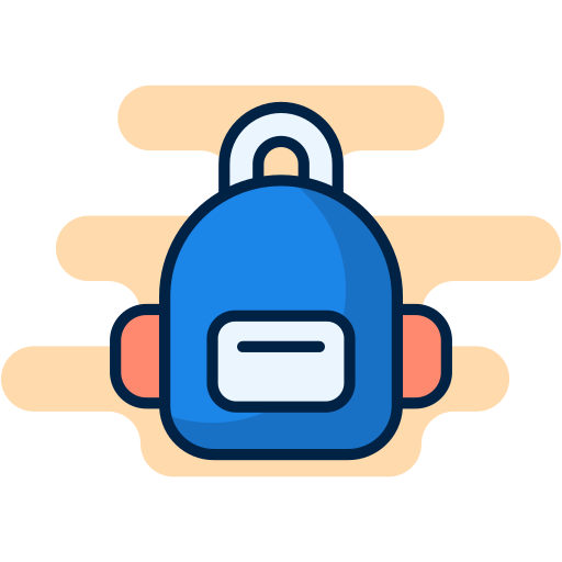 Backpack Generic Rounded Shapes icon
