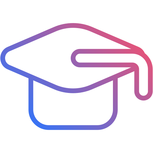 Graduation Generic Gradient icon