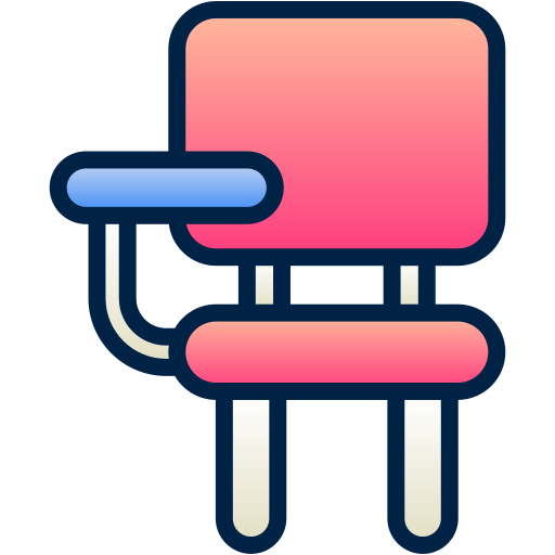 cadeira Generic Lineal Color Gradient Ícone
