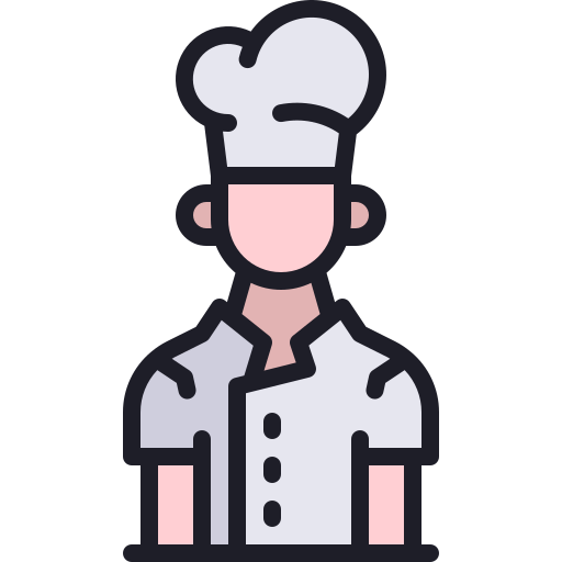 szef kuchni Generic Outline Color ikona