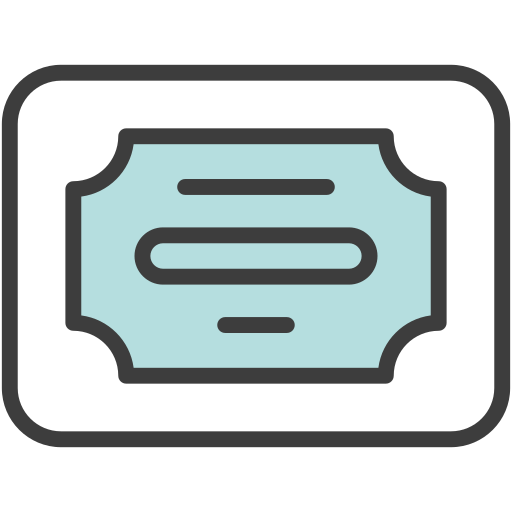 Certificate Generic Outline Color icon