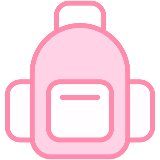학교 가방 Generic Outline Color icon
