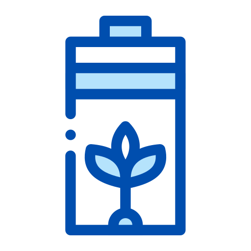 wiederaufladbare batterie Generic Blue icon