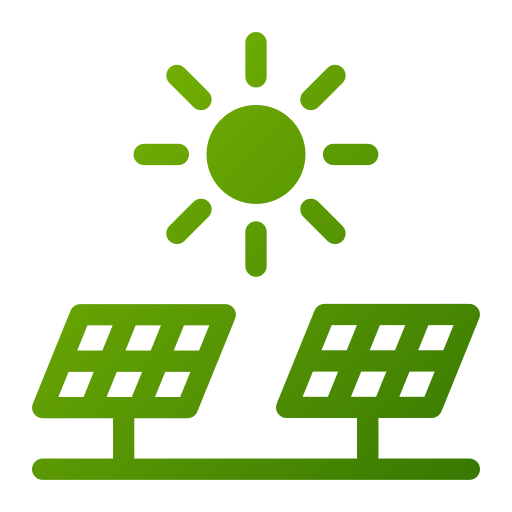 energia słoneczna Generic Flat Gradient ikona