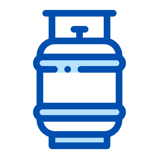 bouteille de gaz Generic Blue Icône