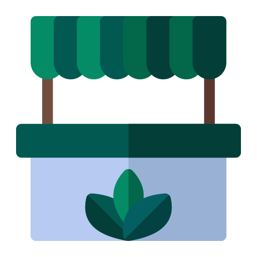 mercado ecológico Generic Flat icono