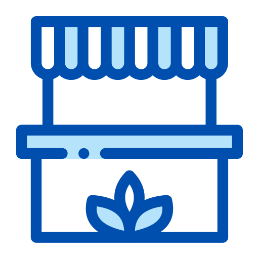 mercado ecológico Generic Blue icono