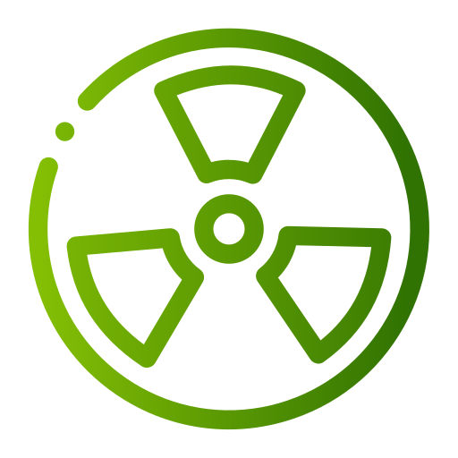 放射性物質 Generic Gradient icon