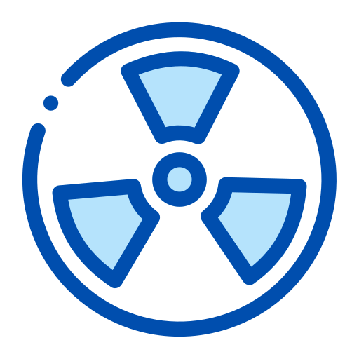 radioactif Generic Blue Icône