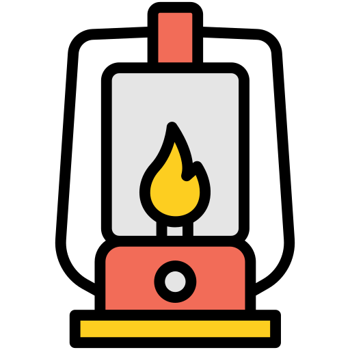Огненная лампа Generic Outline Color иконка