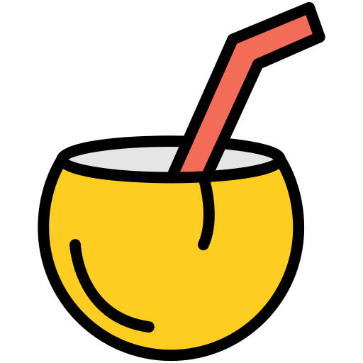 Coconut drink Generic Outline Color icon