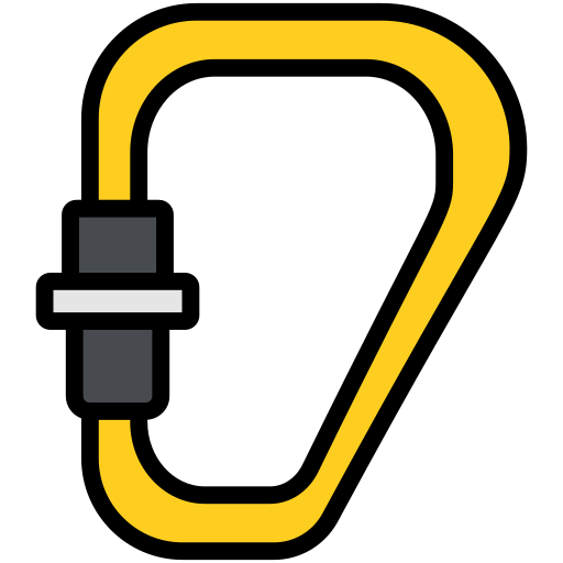 Carabiner Generic Outline Color icon