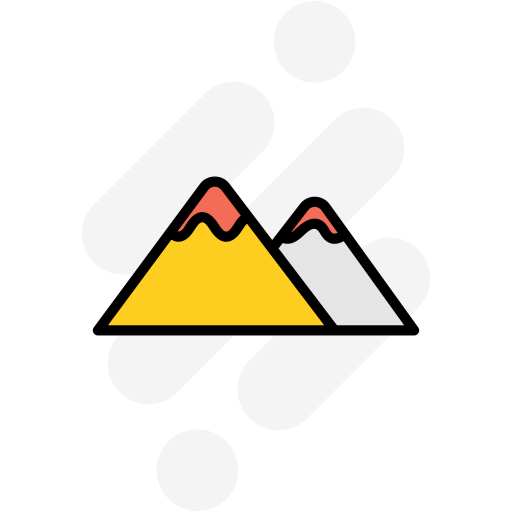 montaña Generic Rounded Shapes icono