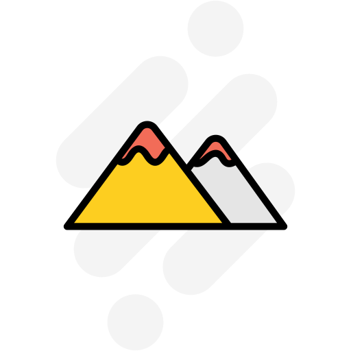 montanha Generic Rounded Shapes Ícone