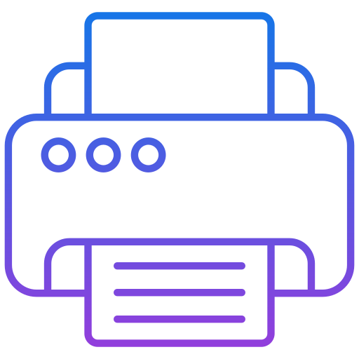 printer Generic Gradient icoon