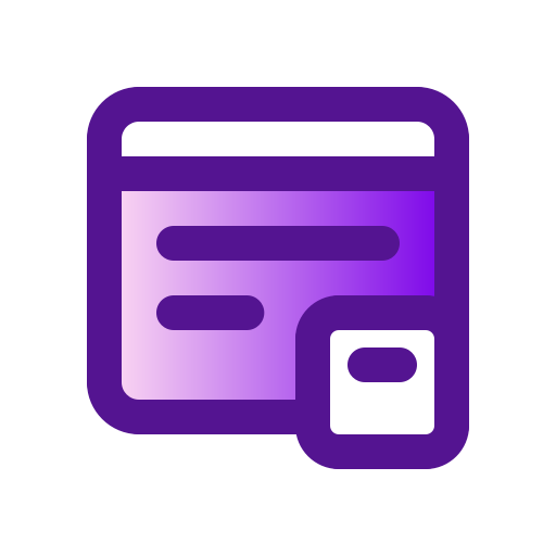 webseite Generic Lineal Color Gradient icon