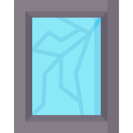 Разбитое окно Special Flat иконка