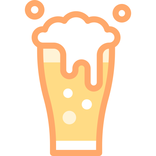 맥주 Detailed color Lineal color icon