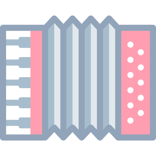 accordéon Detailed color Lineal color Icône