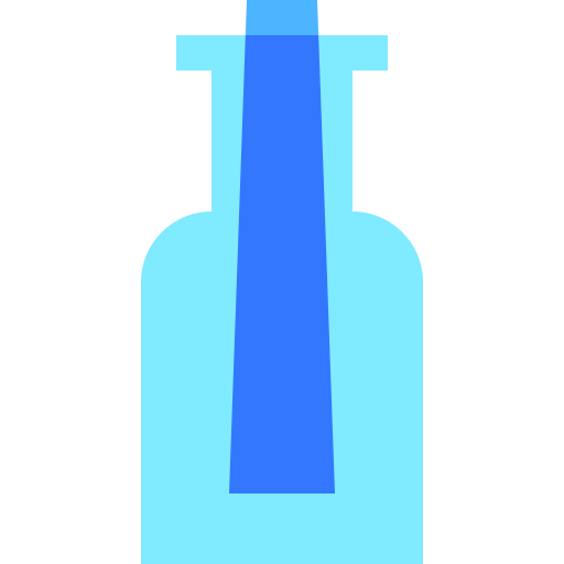 message dans une bouteille Basic Sheer Flat Icône