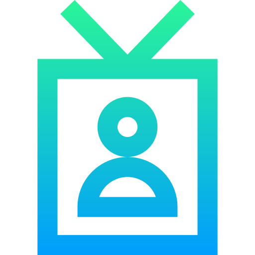 carta d'identità Super Basic Straight Gradient icona