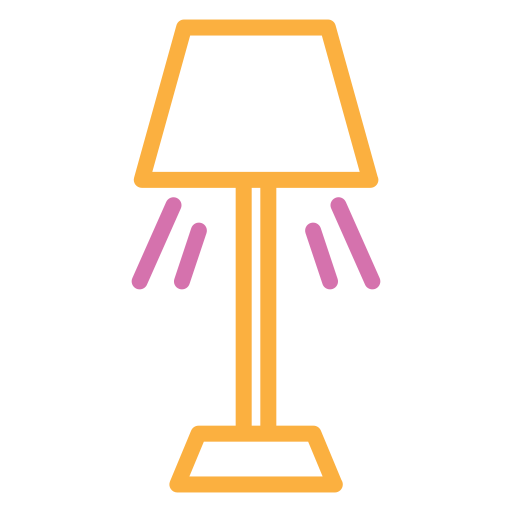 lamp Generic Outline Color icoon